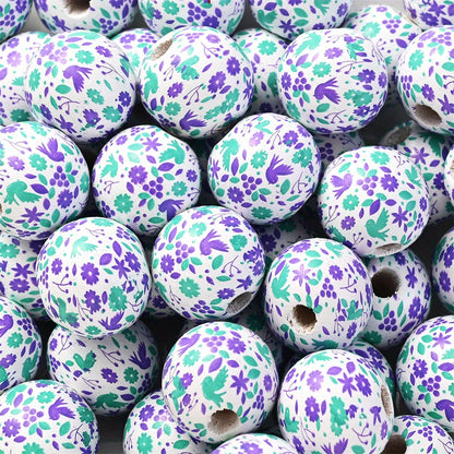 Mix Colored Faceted Acrylic Round Beads