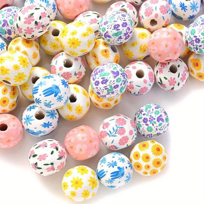 Mix Colored Faceted Acrylic Round Beads