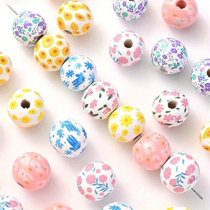 Mix Colored Faceted Acrylic Round Beads