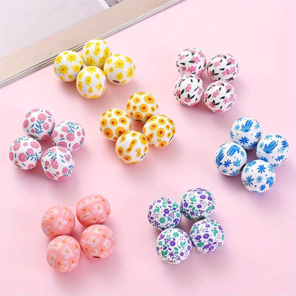 Mix Colored Faceted Acrylic Round Beads