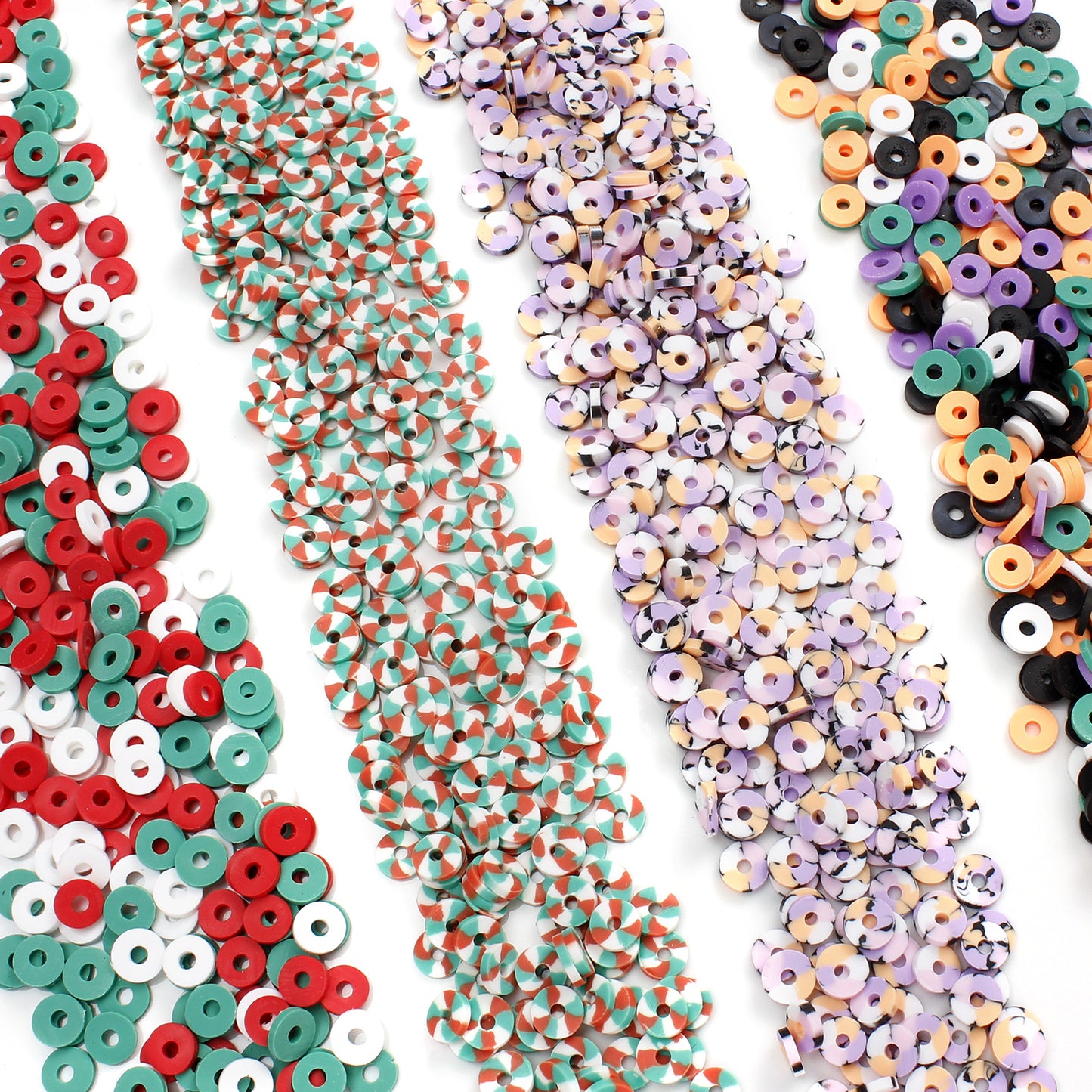 Christmas & Halloween Clay Heishi Beads