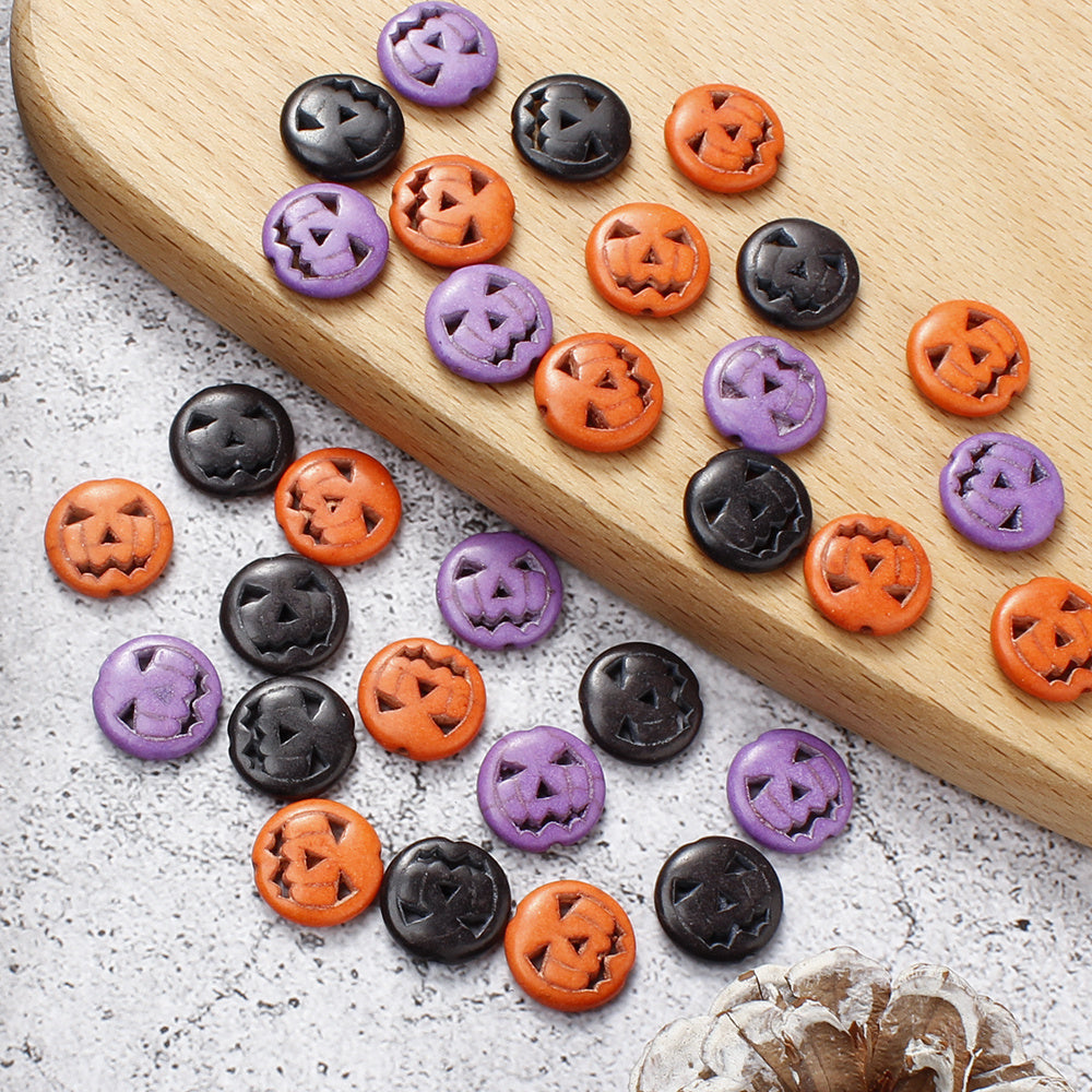 6/8/10mm Oval Evil Eye Resin Spacer Beads