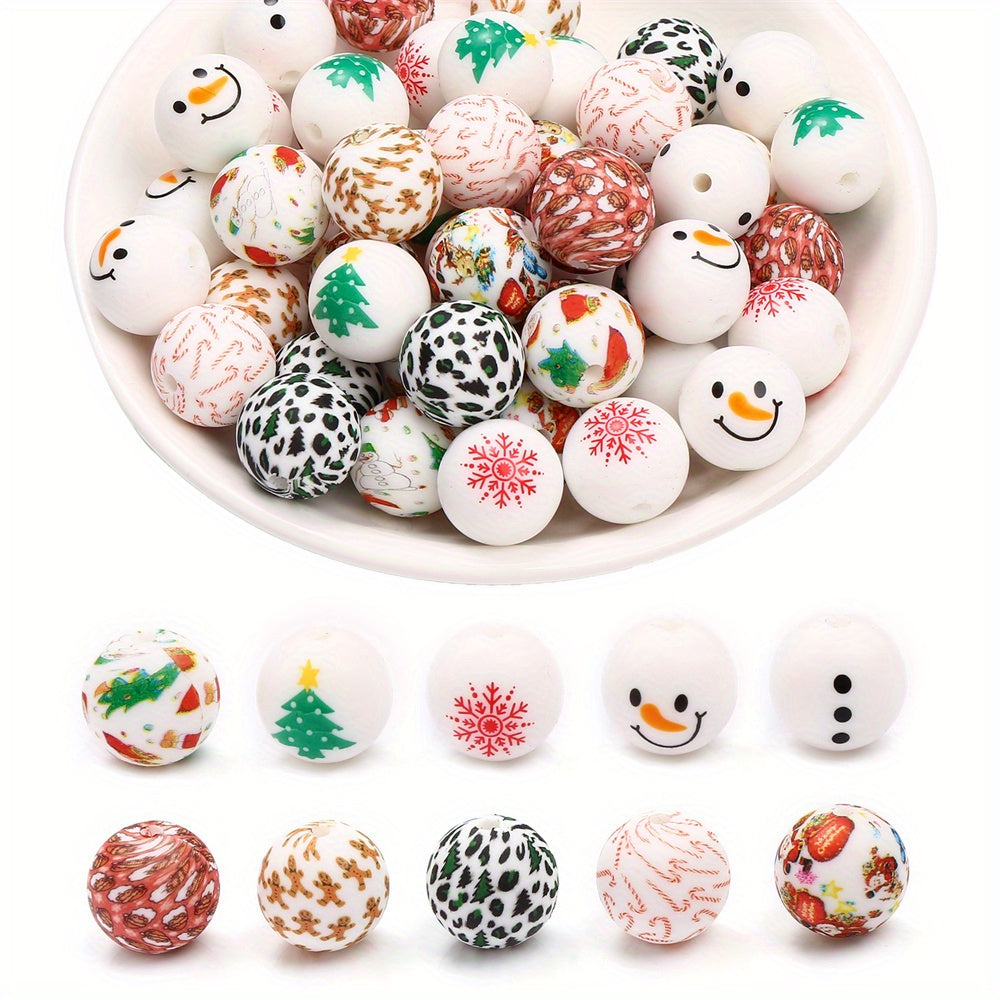 Christmas Series Silicone Beads