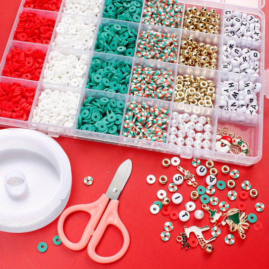 2830pcs Clay Beads & Letter Beads Set