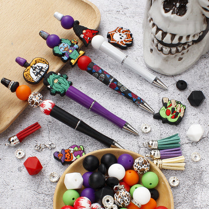 69pcs Halloween Style Silicone Focal Beads Set