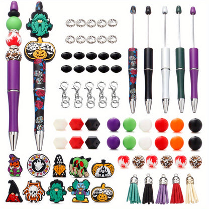 Halloween Silicone Focal Beads Set