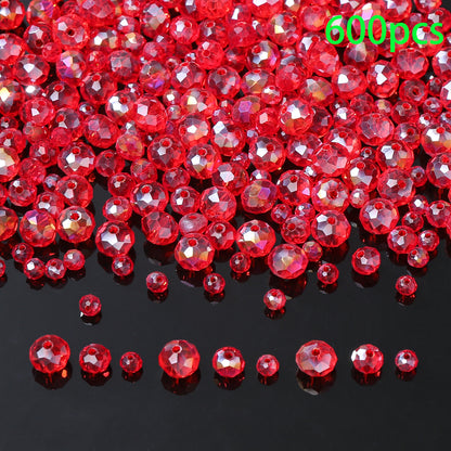 Faceted Glass Beads
