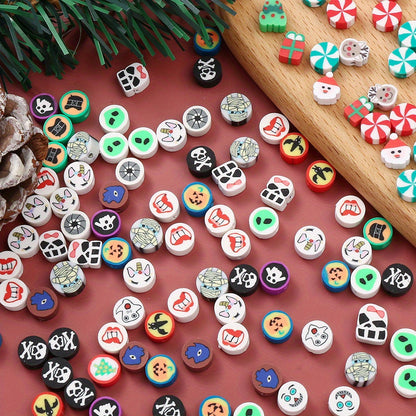 Christmas Polymer Clay Beads