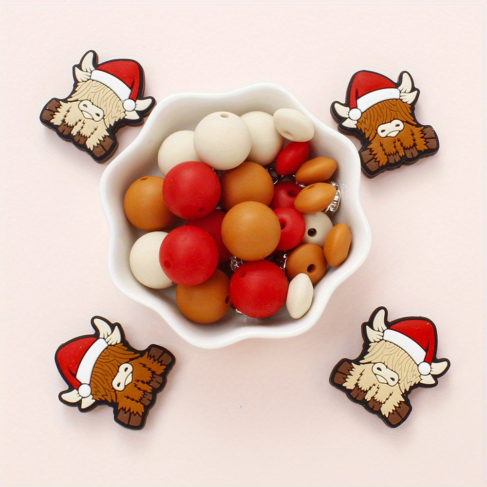 Yak Style Silicone Focal Beads Set