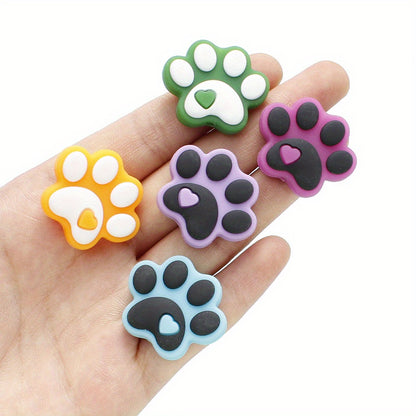 Dog Claw Silicone Beads Set