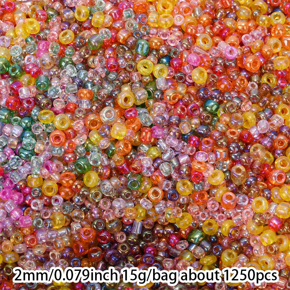 AB Cube Acrylic Shiny Focal Beads