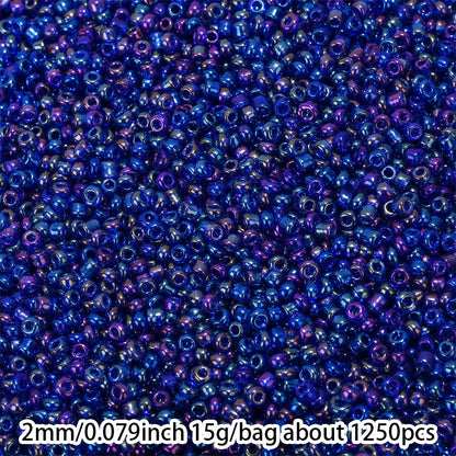 AB Cube Acrylic Shiny Focal Beads