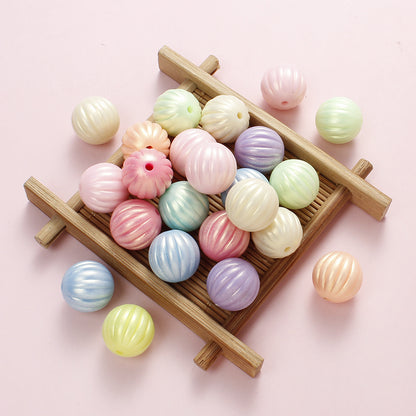 Gradient Acrylic Cross Spacer Beads