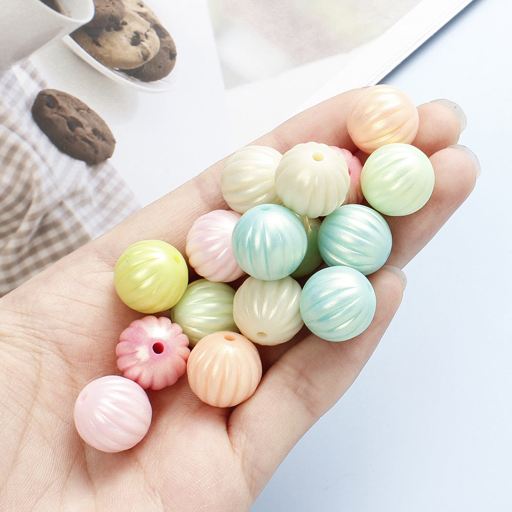 Gradient Acrylic Cross Spacer Beads