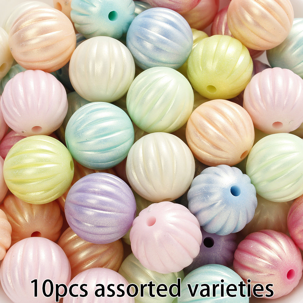 Gradient Acrylic Cross Spacer Beads