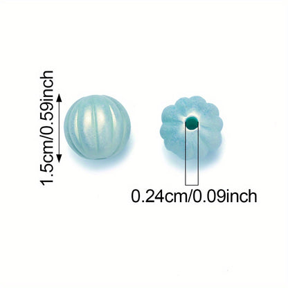 Gradient Acrylic Cross Spacer Beads
