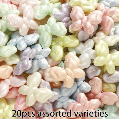 AB Matte Butterfly Sugar Shape Beads