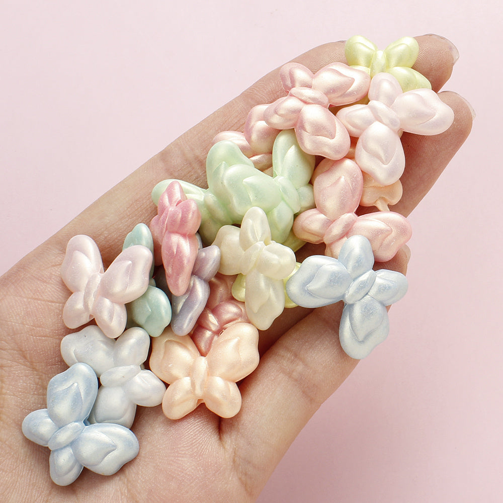 AB Matte Butterfly Sugar Shape Beads
