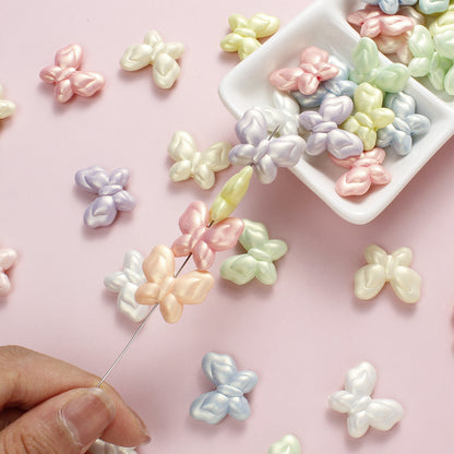 AB Matte Butterfly Sugar Shape Beads