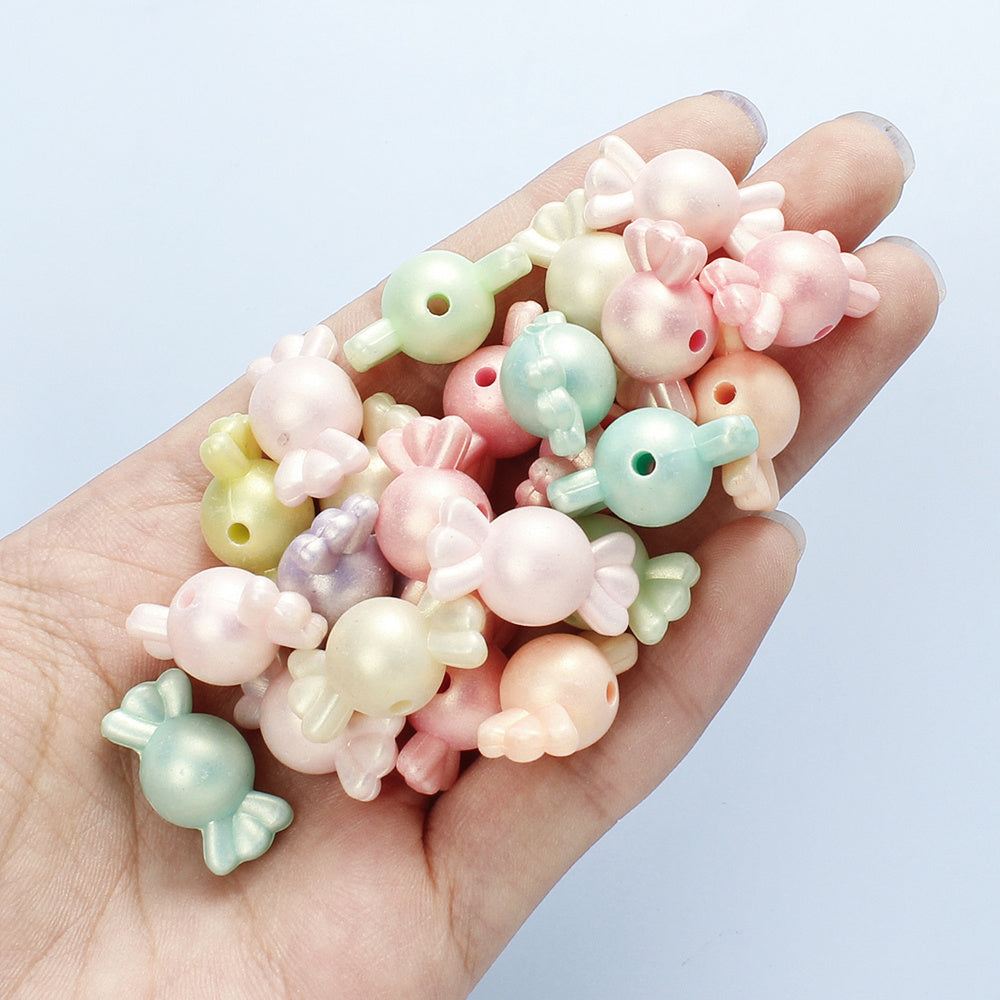 AB Matte Butterfly Sugar Shape Beads