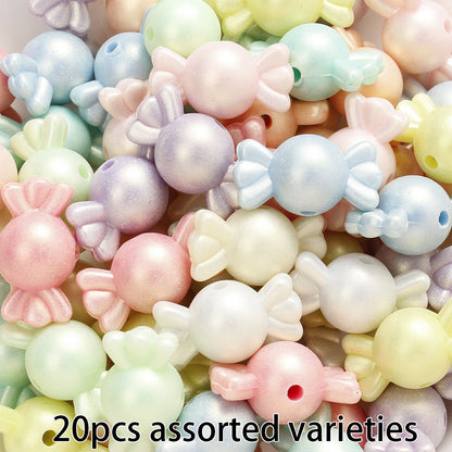 AB Matte Butterfly Sugar Shape Beads