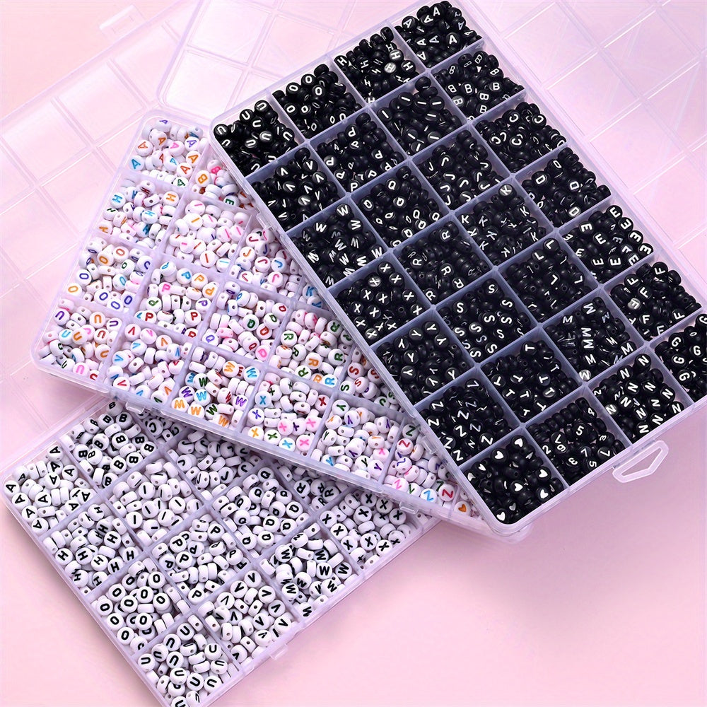 Letter Spacer Beads Set