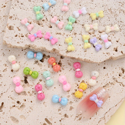 12 Grids Tiny Resin Rhinestone Sticker Beads