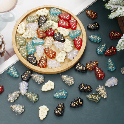 Mini Christmas Tree Acrylic Beads