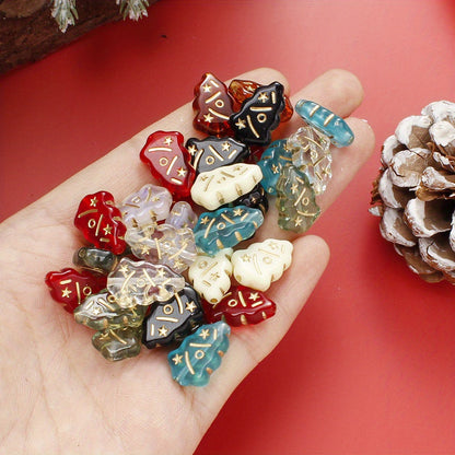 Mini Christmas Tree Acrylic Beads