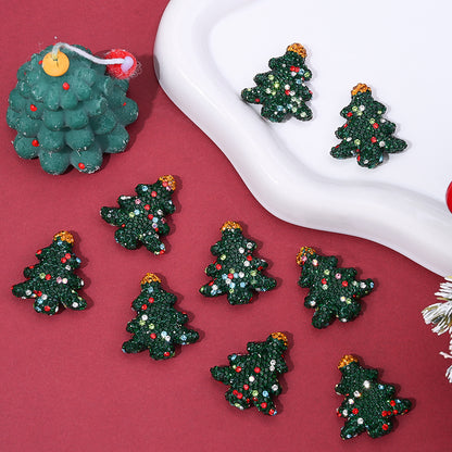 Christmas Tree Acrylic Beads