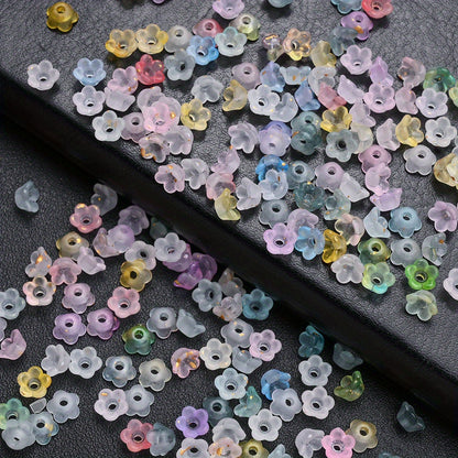 12mm Ivory White Heart Acrylic Beads