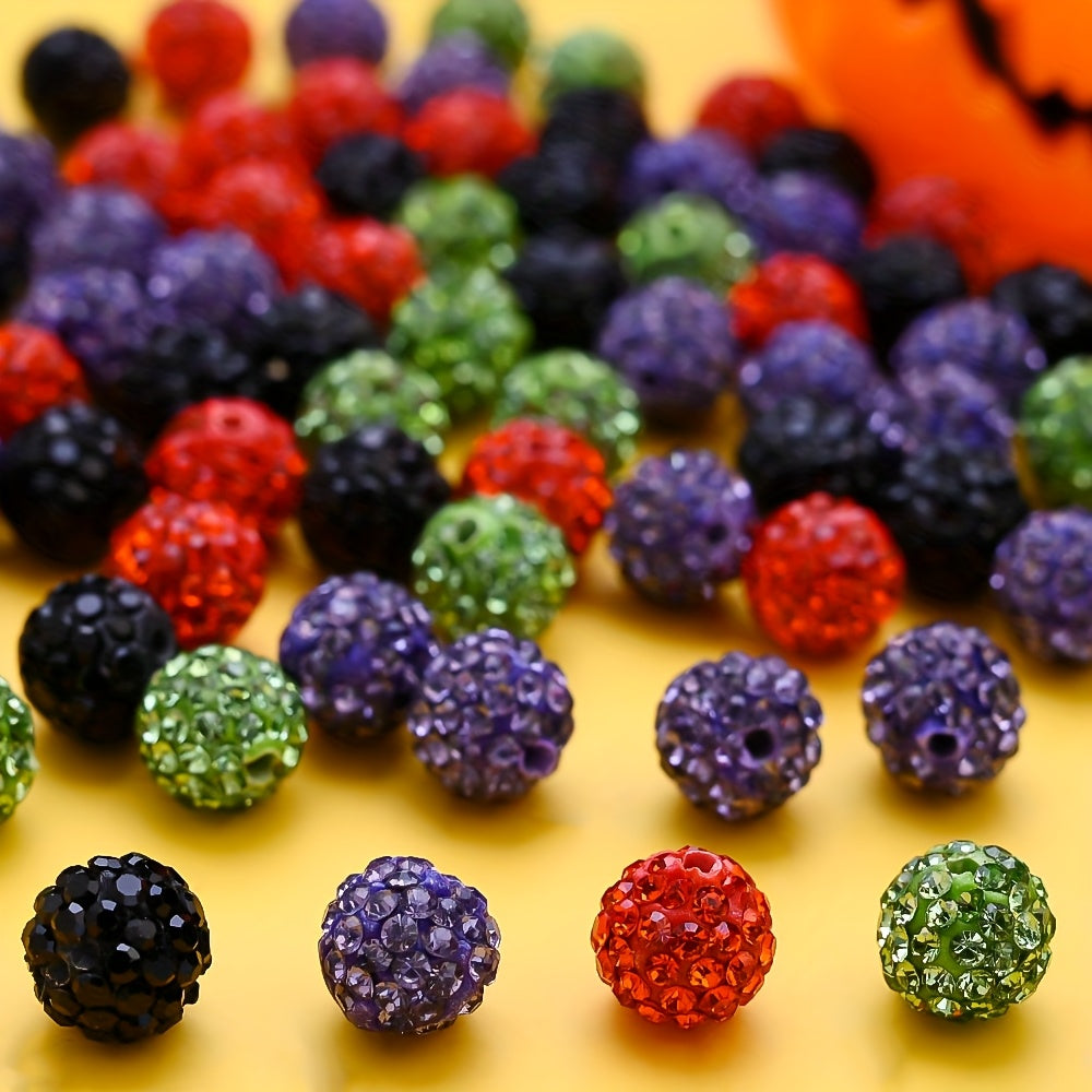 Halloween Disco Ball Acrylic Beads
