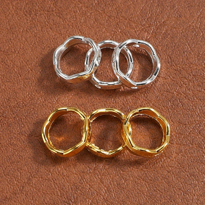 50pcs 12mm Alloy Circle Spacer Beads
