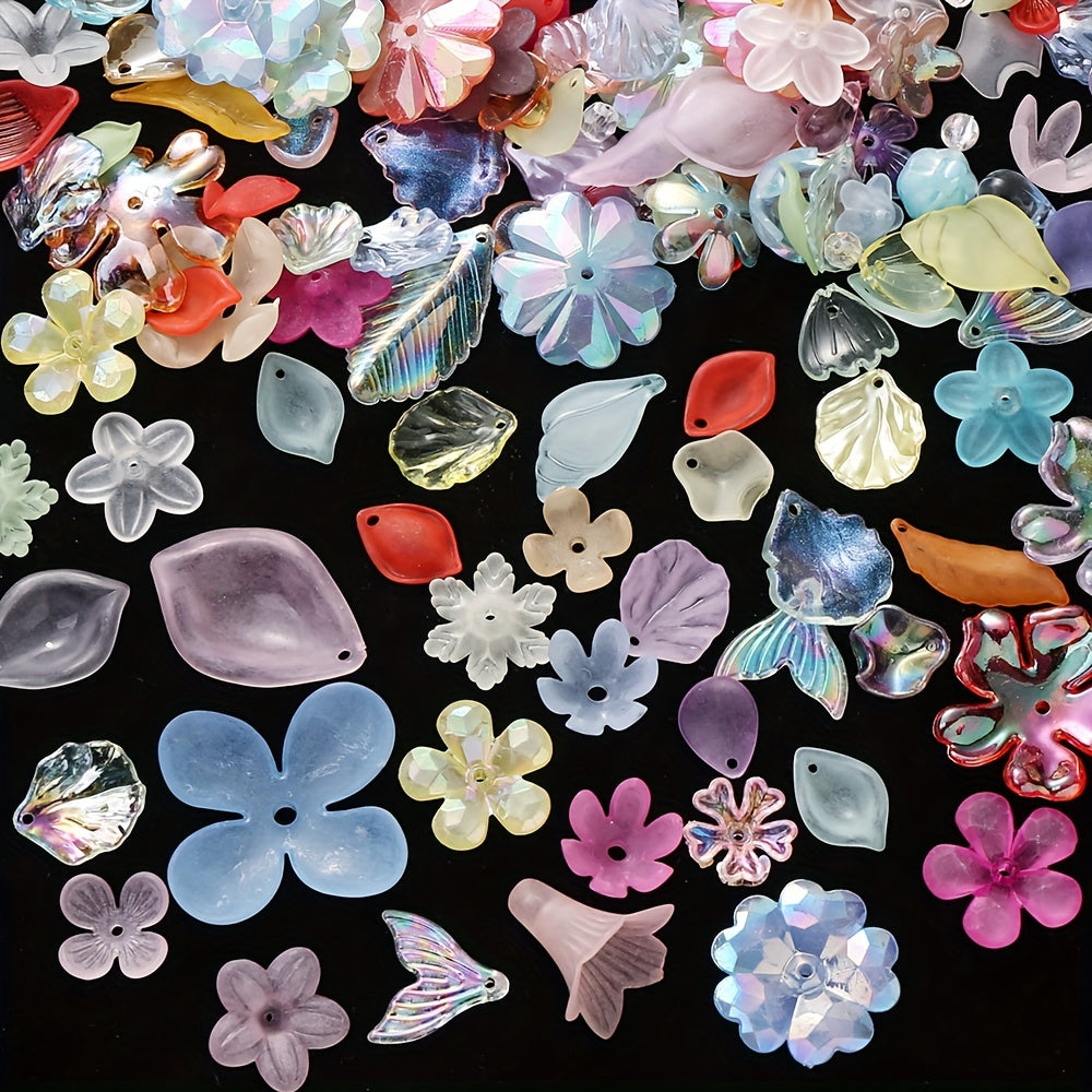 Multicolor Bowknot Resin Flatback Beads Box