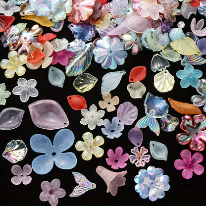 Multicolor Bowknot Resin Flatback Beads Box
