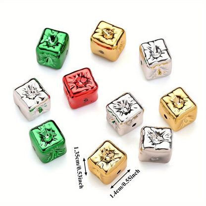 13.5×14mm Concave Square Acrylic Beads