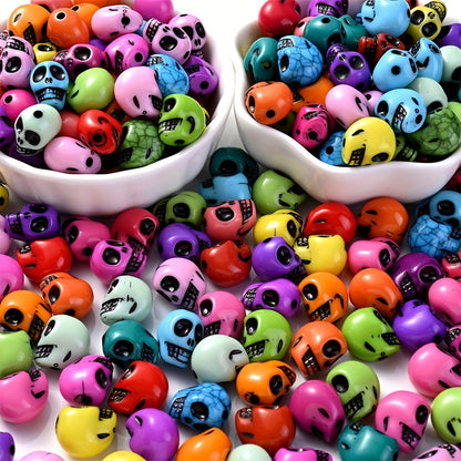 Multicolor Matte Double Layer Star Acrylic Spacer Beads