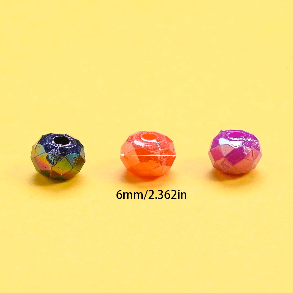 6mm Halloween Acrylic Wheel Spacer Beads