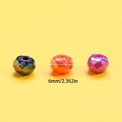 6mm Halloween Acrylic Wheel Spacer Beads