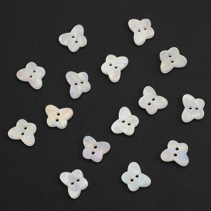 13mm AB Colorful Butterfly Resin Button Beads