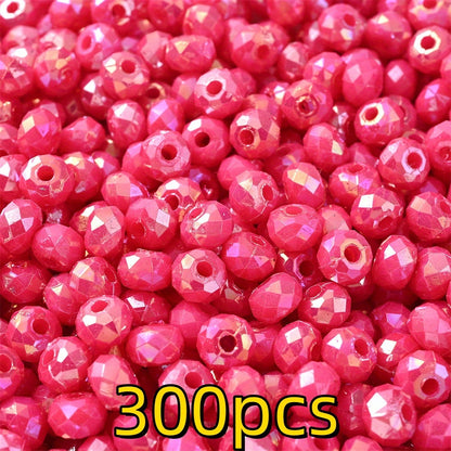Gradient Shiny Mushroom Flatback Beads