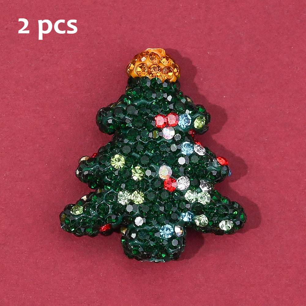 Christmas Tree Acrylic Beads