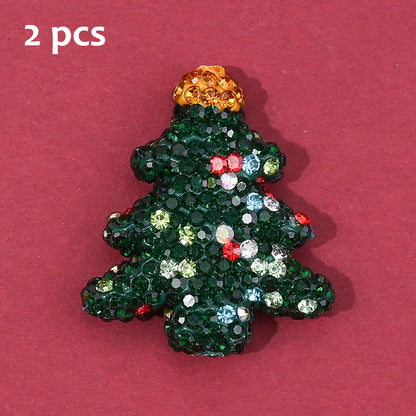 Christmas Tree Acrylic Beads