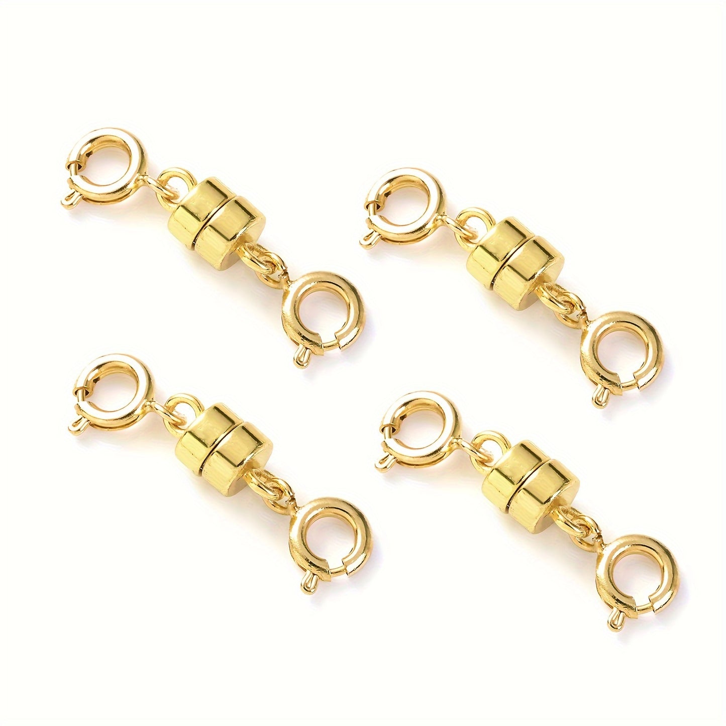 4pcs Magnetic Buckle with Lobster Clasp Connectors