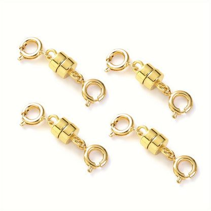 4pcs Magnetic Buckle with Lobster Clasp Connectors