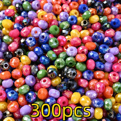 Gradient Shiny Mushroom Flatback Beads
