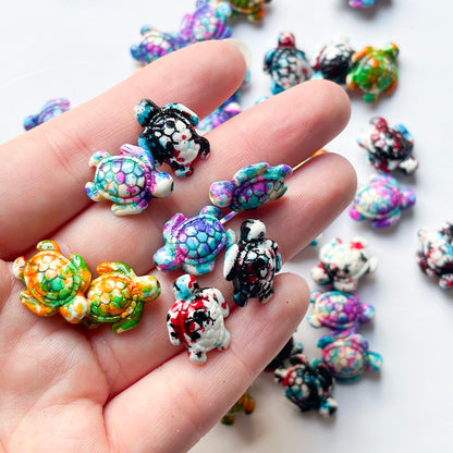 Sea Turtle Stone Spacer Beads