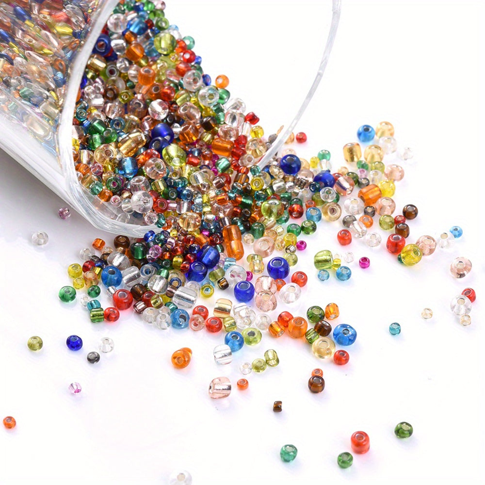 White Acrylic Heart Spacer Beads