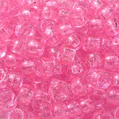 Rainbow Color Gradient Faceted Glass Beads