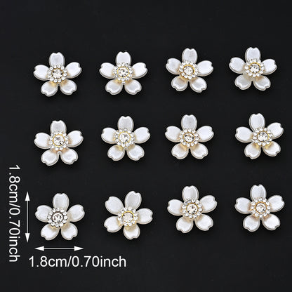 Hexagonal Golden Lace Flower Beads